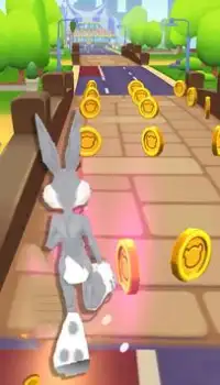 Subway Looney Run - 3D Adventure City Bunny dash Screen Shot 2