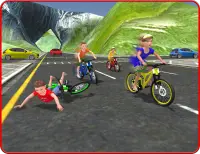 Kids Bicycle Rider Street Race Screen Shot 13