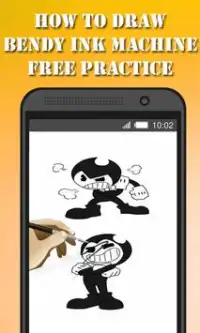 How To Draw Bendy Ink Machine Free Practice Screen Shot 1