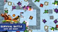 Tank Battles 2D Screen Shot 0