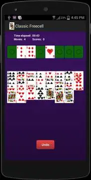 Colorful Freecell Screen Shot 2