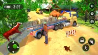 Farm Animal Cargo Truck transport simulator games Screen Shot 1