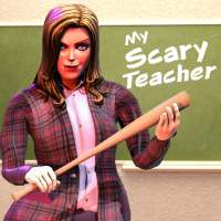 डरावना बुराई शिक्षक 3 डी डरावना: और डरावना खेल