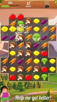 Veggy Smash – Healthy Match 3 Screen Shot 5