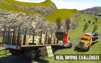 Tài xế xe tải lớn Hàng hóa trò chơi vận chuyển 3D Screen Shot 10