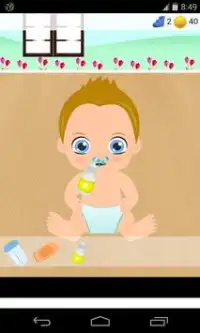 病気の赤ちゃんゲーム Screen Shot 1