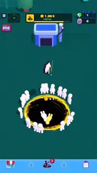 Crowd eater: Black hole game Screen Shot 2