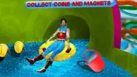 Superhero New Water Slide Game Screen Shot 2
