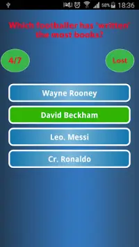 Guess the football - Quiz Screen Shot 4