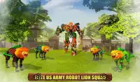 Angry Lion Robot Transforming Games Wild Lion Game Screen Shot 14