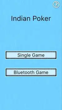 Bluetooth Indian Poker Screen Shot 1