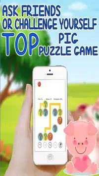 Pig Games for kids free:Puzzle Screen Shot 1