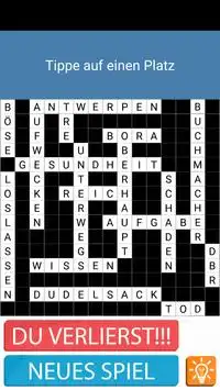 Crossword German Puzzles Game Screen Shot 3
