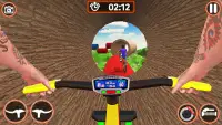 echte BMX roekeloze rijder - fietsstuntsporen Screen Shot 2