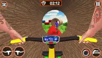 BMX безрассудные трассы для велосипедистов Screen Shot 2