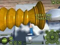 Lathe Machine 3D: Milling & Turning Simulator Game Screen Shot 2