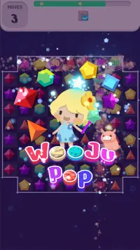 Wooju Pop: Match 3 Gem Puzzle Screen Shot 6