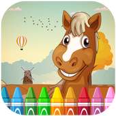 Horse Coloring Pages - Coloring Picture of Animals