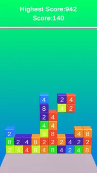 Tetris 2048 | Classic Tetris e 2048 Merge Game Screen Shot 3