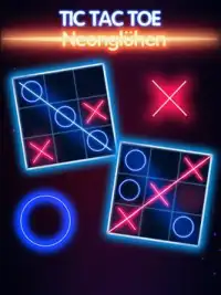 Tic Tac Toe - Neonglühen Screen Shot 0