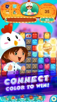 Sweet Jelly Story - Candy Pop Match 2 Blast Game Screen Shot 4