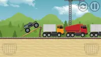 मॉन्स्टर ट्रक रेसिंग - कार्गो ड्राइविंग गेम Screen Shot 3