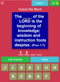 “Proverbs” Bible Quiz (Bible Game) Screen Shot 5