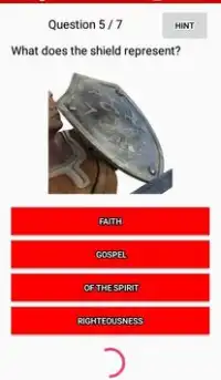 Armor of God LCNZ Bible Quiz Game Screen Shot 2