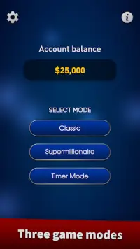 Millionaire 2023 Trivia Quiz Screen Shot 1