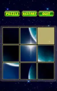 स्लाइड पहेली - अंतरिक्ष फिसलने Screen Shot 8