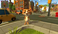 Talking running Casper Cat 3D Screen Shot 0