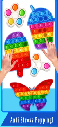 Bubble Pop It Ouch: Antistress Fidget Toys Game Screen Shot 0