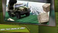 الجيش شاحنة قيادة المسارات الصعبة محاكي 2018 Screen Shot 1