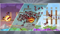 Ninja Bear 🐻 Slingshot Shooter Game Screen Shot 4