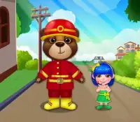 Bear Fireman Hero City Rescue! Screen Shot 9