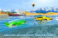 पानी सर्फर फ़्लोटिंग कार Screen Shot 2