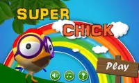 Super Chick Jumping Game Screen Shot 0