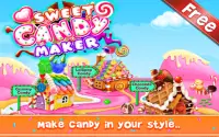 Sweet Candy Maker - Lollipop & Gummy Candy Game Screen Shot 0