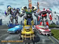 Real Gangster Robot Car Transform Game 2020 Screen Shot 14