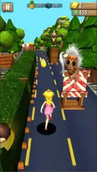 Princess Adventure Peach : jungle dash Run Screen Shot 1