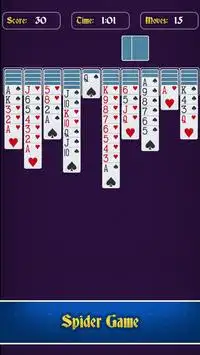 Spider Solitaire Screen Shot 3