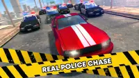 Cop Car Chase 🚨 Police Robber Racing City Crime Screen Shot 8
