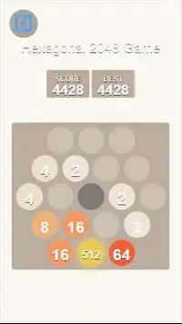 Hexagonal 2048 Screen Shot 5