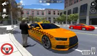 Modern Taxi Simulator 2020: New Taxi Driving Games Screen Shot 4