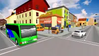 시내 버스 드라이브 게임-재미있는 드라이브 2020 Screen Shot 0