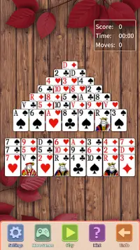 Pyramid Solitaire 3 in 1 Screen Shot 1