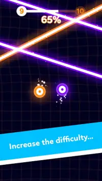 Bolas VS Lasers: Um jogo de reflexos Screen Shot 3