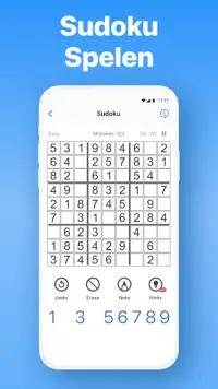 Sudoku - Brein Puzzel Screen Shot 0