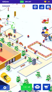 Ski Resort: Idle Snow Tycoon Screen Shot 1