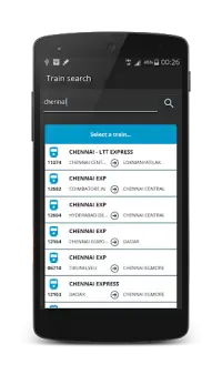 Indian Train Status Companion : Seat Availability Screen Shot 5